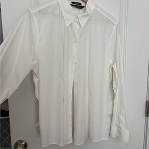 Eddie Bauer Classic White Button-Down Shirt